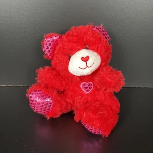 Greenbrier International 6 Zoll rotes Herz Plüsch Teddybär Stofftier Spielzeug - Bild 1 von 3