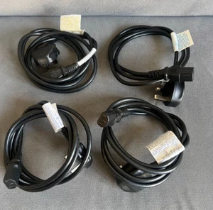 4 x Kettle Leads ~ 1.9M Metre UK Mains Power Plug to IEC C13 - Afbeelding 1 van 1