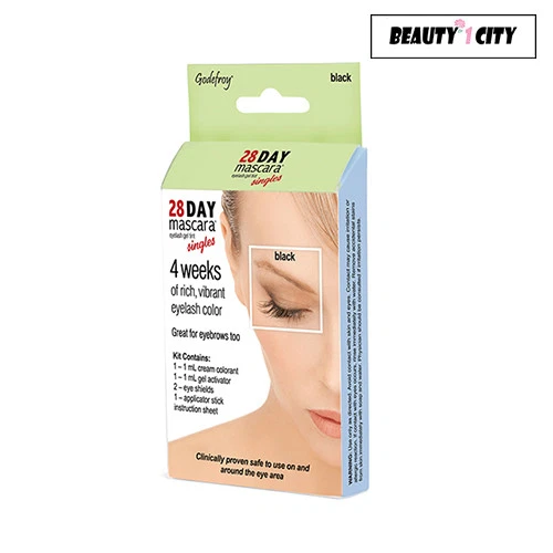 Godefroy 28 Day Mascara Eyelash Gel Tint 4 WEEKS - Singles (BLACK / BROWN) "NEW" - Image 1 of 1