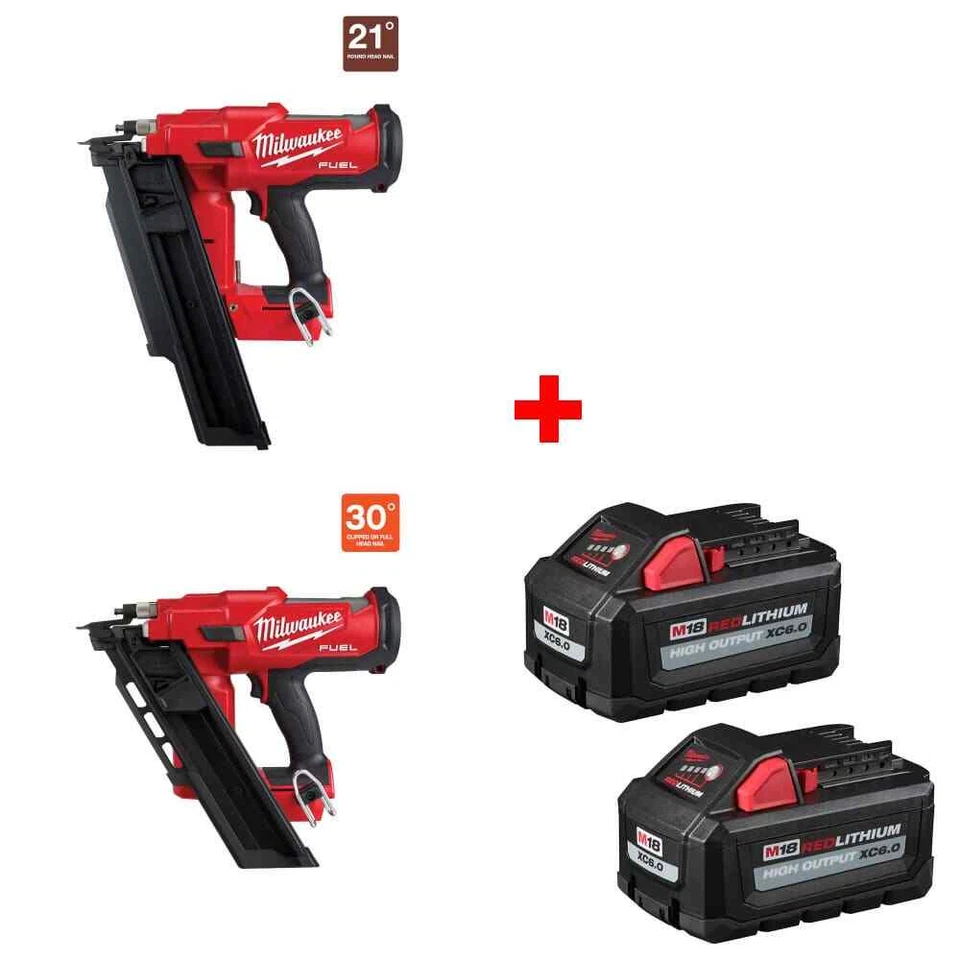 Milwaukee 2744-20 M18 FUEL 21-Degree Framing Nailer