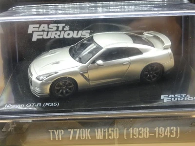 NISSAN GT-R  R35 2012  N°74 FAST AND FURIOUS 1/43éme IXO Neuf Boite D'origine - Photo 1/4