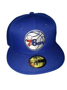 Philadelphia 76ers NBA 59FIFTY New Era 7 1/4 Fitted Blue Premium Cap NEU mit Etikett - Bild 1 von 4