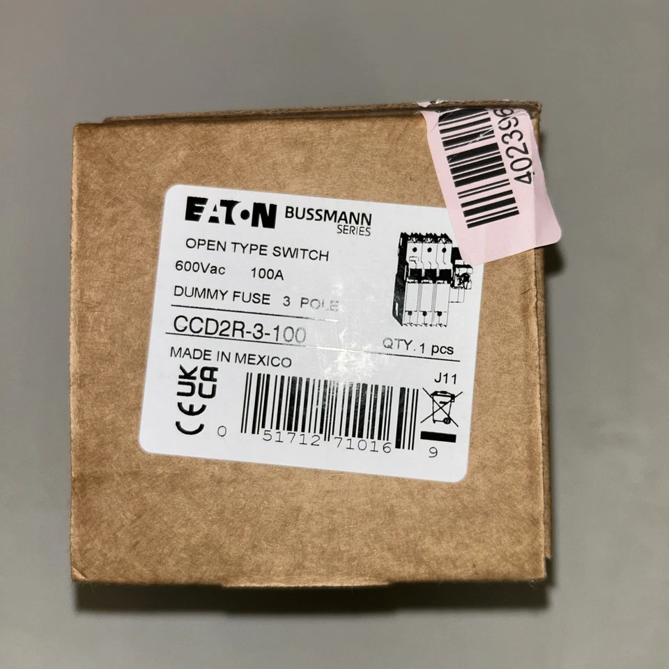 EATON CORPORATION CCP2R-3-100CF / CCP2R3100CF (TOTALMENTE NUEVO) Foto 1 de 4