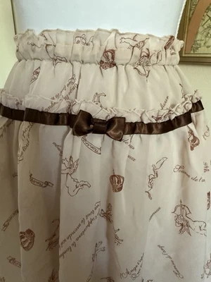 Ank Rouge Dolly Japanese Pink Skirt Size Medium Kawaii - Image 1 of 4