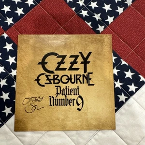 OZZY OSBOURNE SIGNIERT Patient Nummer 9 AUTOGRAMM CD EINLAGE KEINE VINYL ROCKMUSIK - Bild 1 von 11
