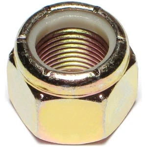 014973473808 Grade 8 Fine Lock Nuts, 3/4-16, Piece-15, Yellow - Picture 1 of 1