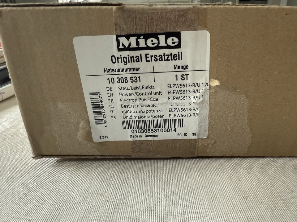 Unidad de control de potencia para lavavajillas Miele # 10308531 Foto 1 de 1