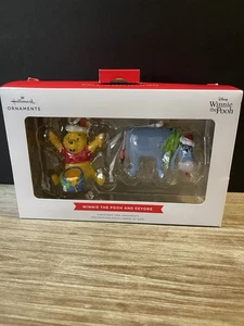 Hallmark Disney Winnie the Pooh & Eeyore Ornament Set - Picture 1 of 18