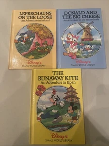 Disney's Small World Library Lot of 3 VTG HC Books Ireland, Netherlands & Japan - Picture 1 of 7
