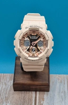 Reloj G Shock Casio Unisex GMA-S120MF - Oro Rosa Pastel / Rosa Serie S  Foto 1 de 4