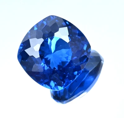 РЕДКИЙ 26,05 карата натуральный сертифицированный безупречный драгоценный камень лондонский синий топаз подушка - Изображение 1 из 4