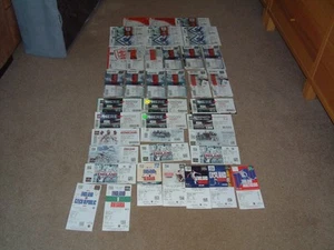 Collection of 45 Personal England Home Tickets - All Mint and Complete - Picture 1 of 9