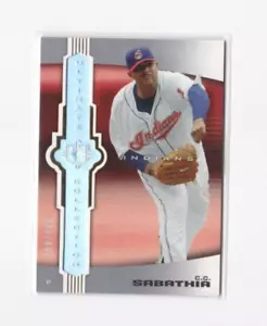 C.C. SABATHIA 2007 ULTIMATE COLLECTION BASEBALL CARD-#'D/450-SHIPS FREE - Picture 1 of 24