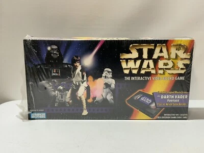PARKER BROTHERS STAR WARS VINTAGE 90S INTERACTIVE VIDEO BOARD GAME NEW - Image 1 of 4