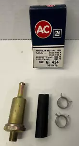 Vtg NOS AC GM Gas Filter GF 434 5651479 Ford Mercury 1966-72 American Motors - Foto 1 di 4