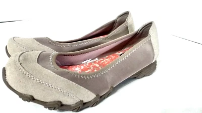 NEW Faded Glory Memory Foam Tan Slip-On Shoes Womens Sz 6.5 M - Image 1 of 4