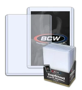 (1000) BCW Premium 20pt 3x4 Tarjeta Coleccionable Toploader Top Loaders 1 Estuche ENVÍO GRATIS - Imagen 1 de 6
