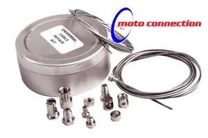 UNIVERSAL CABLE REPAIR KIT IN TIN FOR MOTOCROSS ENDURO TRIALS BIKES - Picture 1 of 1