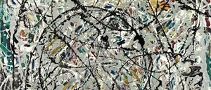 JACKSON POLLOCK NUMBER 8 ABSTRACT EXPRESSIONISM ART GICLEE PRINT FINE CANVAS - Picture 1 of 4