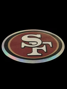 Pegatina de colección San Francisco 49ers NFL 1998 logotipo máquina expendedora marca PVI - Imagen 1 de 3