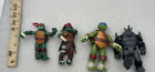 Viacom 2012 Playmates Teenage Mutant Ninja Turtles Action Figures Lot Of 4