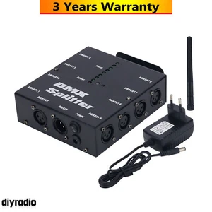 8-Channel DMX Splitter Signal Amplifier Wireless DMX512 Signal Splitter - Picture 1 of 7