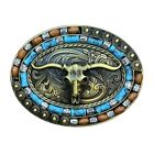 Ox Skull Belt Buckle for Waist Belt Replacement Cowboy Clothing Accessories
