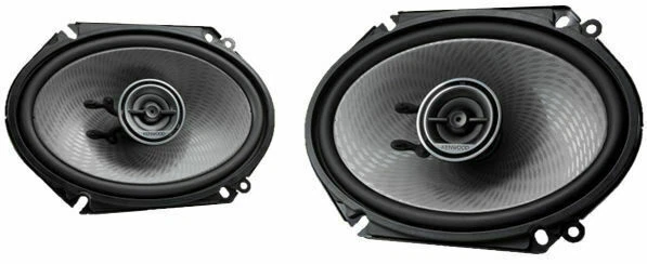 Kenwood KFC-D681C 8 inch Two-Way Full-Range Speaker - Black