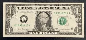 December 11th 1991 Birthday Anniversary Bill $1 US Dollar Note **L@@K**. - Picture 1 of 2