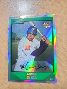 Alejandro De Aza RC 2007 Bowman Chrome Draft Pick Refractor BDP7 Florida Marlins - Picture 1 of 3