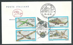 1983 ITALIA FDC CAVALLINO BLOCCO AEREI NO TIMBRO ARRIVO - CV1983-2 - Picture 1 of 1