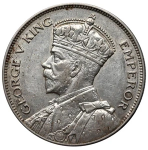 SÜDRHODESIEN 1/2 Krone 1934 Silber Wahl vz Georg VI Stichtag! - Bild 1 von 2