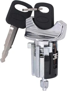 New F4TZ-1522050-B Door Lock Cylinder & Keys For Ford F150 250 350 Pickup 92-95 - Picture 1 of 11