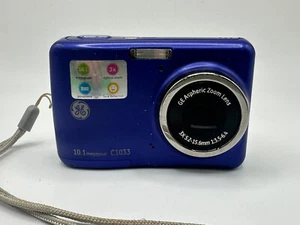 GE C1033 Digital Camera-  Blue- Parts only - Picture 1 of 4