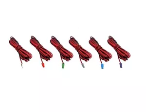 6 pezzi suono altoparlante rosso fili neri cavi cavi per Sony Home Cinema Theater - Foto 1 di 2
