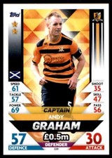 Match Attax SPFL 2018/19 Andy Graham Alloa Athletic Captain No. 220