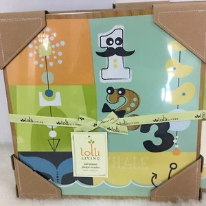 Lolli Living Phinley Wal Massivholz Kinderzimmer Kinderzimmer Wandbild 2 Stück - Bild 1 von 7