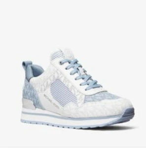 Zapatillas Michael Kors para mujer Wilma Trainer azul pálido - Imagen 1 de 6