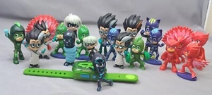 PJ Masks Figures Toys Lot Of 22 Action Figures Gecko Owlet Catboy Romeo Luna - Picture 1 of 11
