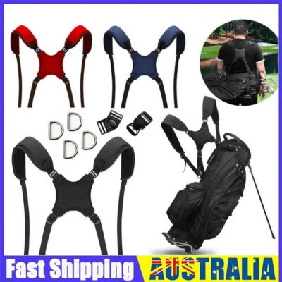 Golf Bag Strap Replacement Double Shoulder Adjustable Golf Carrying Bag Straps - image 1 of 4
