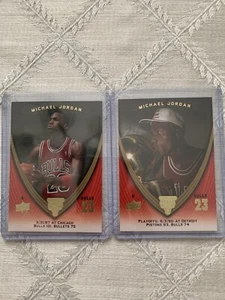 Michael Jordan Karten. Bulls 08/09 Upper Deck. 2 Michael Jordan Legacy Inserts - Bild 1 von 6