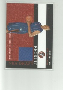 2003-04 TOPPS PRISTINE RECRUIT RELICS #MS MIKE SWEETNEY   BB1