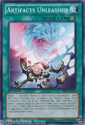PRIO EN061 1ST ED 3X ARTIFACTS UNLEASHED COMMON CARDS - Image 1 of 2