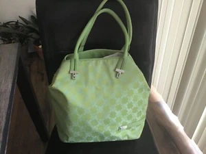AUTH TUMI SIGNATURE LIME GR COLLECTION CARRY ON TRAVEL TOTE LUGGAGE #3 PREOWNED - Picture 1 of 12