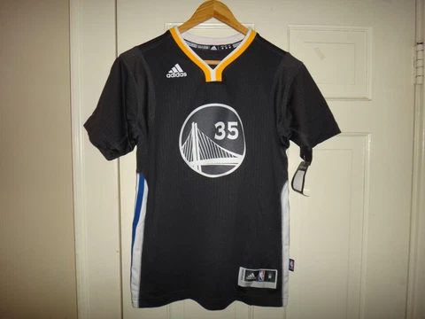 Youth M (10/12) Adidas Kevin Durant NBA GS Warriors Short Sleeve Swingman Jersey Cover
