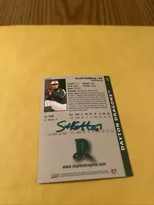 Scott Gaffney Dayton Dragons Autographed Baseball Card Shipped Free - Picture 1 of 2
