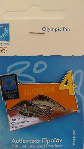4o CUARTO DÍA DE JUEGOS CON ESTADIO OLÍMPICO - ATENAS 2004 PIN OLÍMPICO - Imagen 1 de 1