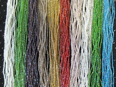 150pcs x 4mm Beautiful Faceted Rondelle Glass Crystal Beads Craft Jewellery Make - Image 1 of 4