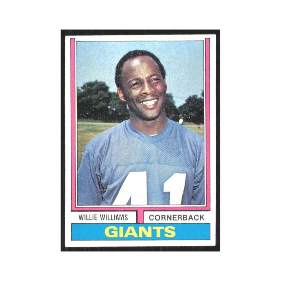 1974 Topps Willie Williams Giants #284.0 - Image 1 of 3