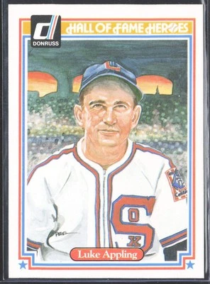 1983 Donruss Hall Of Fame Heroes Luke Appling #7 Chicago White Sox SS NMT-MT - Image 1 of 2